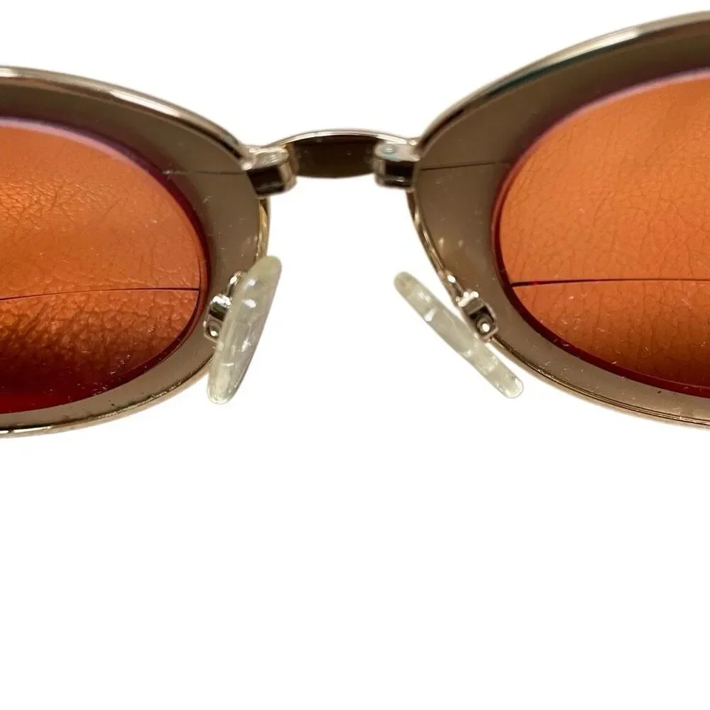 Vintage Cazal Y2K Hip-hop Gold Leopard Sunglass FRAMES‎ ONLY Germany model 911